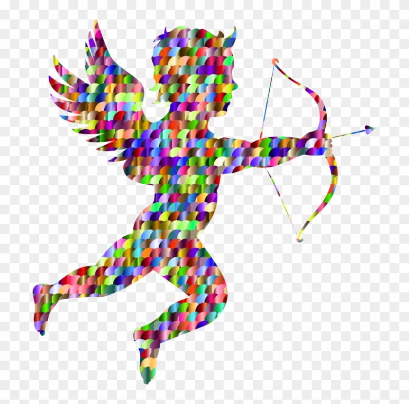 Bow And Arrow Cupid Computer Icons Line Art - Remo Arrow #1345196