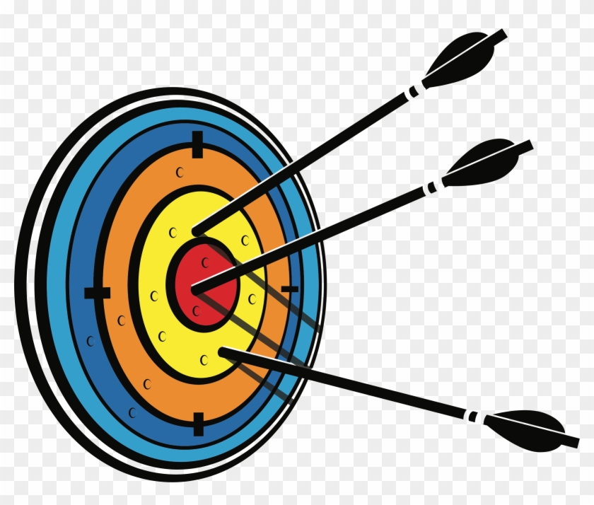 Big Image - Arrows In A Target #1345249