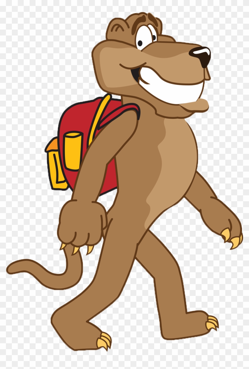 Welcome Back To School - Cartoon Cougar #1345301