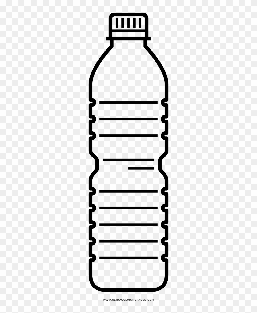 Water Bottle Transparent Png - Plastic Water Bottle Drawing #1345322