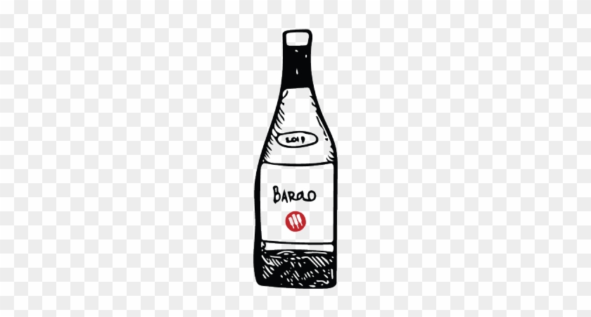 Wine Folly Almost Empty Barolo Bottle - Funny Wine Bottle Png #1345336