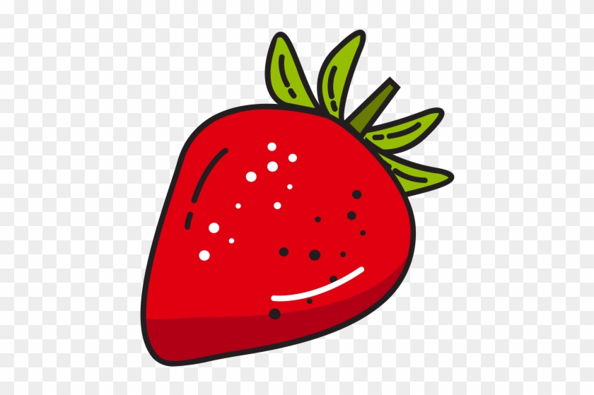 Fruit Icons 05, Fruit, Grapes Icon - Strawberry #1345416