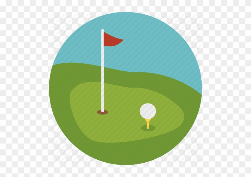 Circle Golf Icon Clipart Golf Balls Golf Course - Speed Golf #1345459