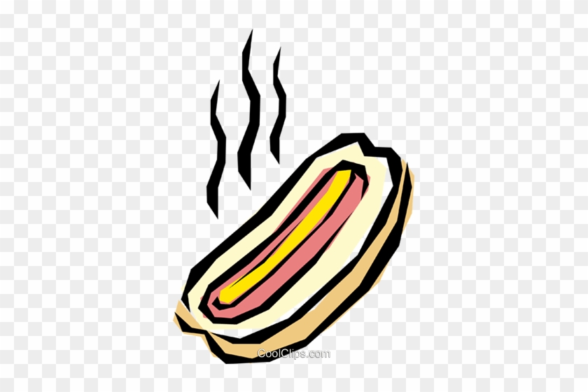 Hot Dog Royalty Free Vector Clip Art Illustration - Mtaa #1345621