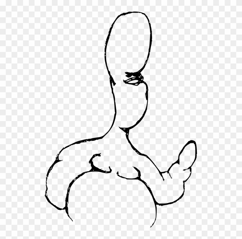 Line Art Drawing Thumb Cartoon /m/02csf Free Commercial - Clip Art #1345673