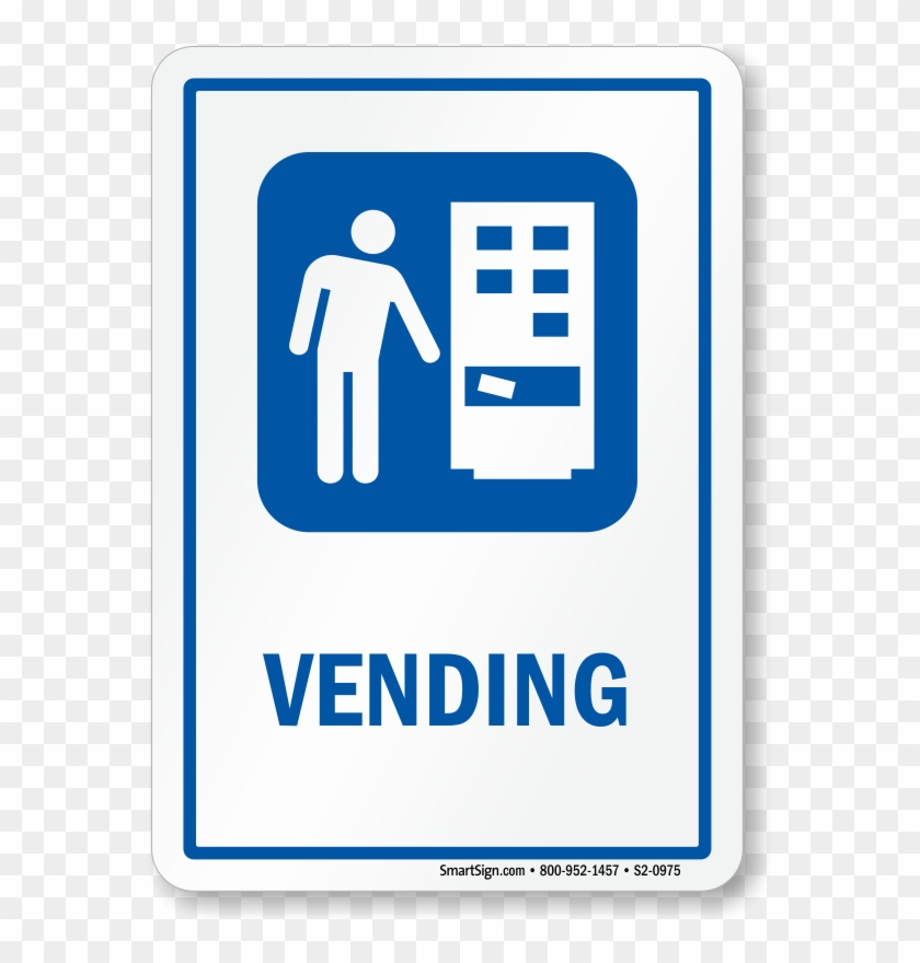 Vending Sign Vending Machine Symbol Sku S2 0975 Bathroom - Sign #1345760