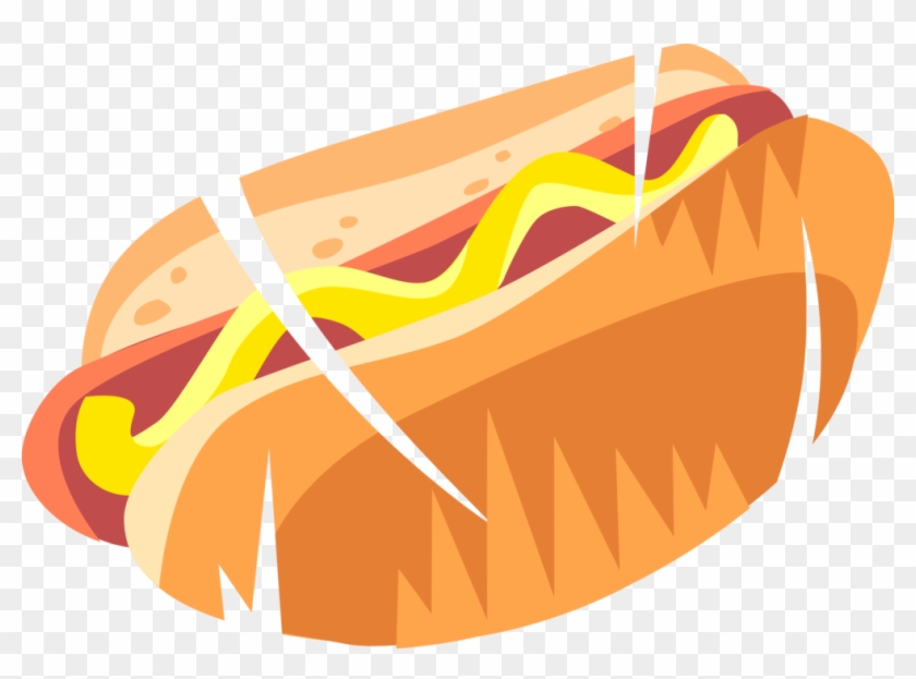Clip Art Transparent Library Hot Dog Or Hotdog Frankfurter - Cachorro Quente Vetor Png #1345764