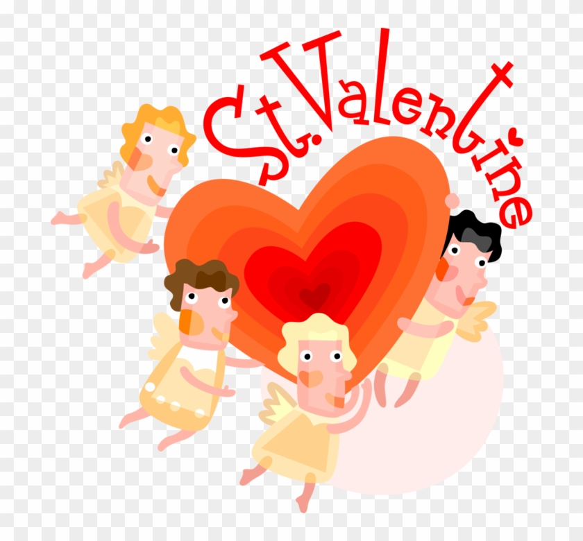 Vector Illustration Of Valentine's Day Sentimental - 丘 比特 #1345777