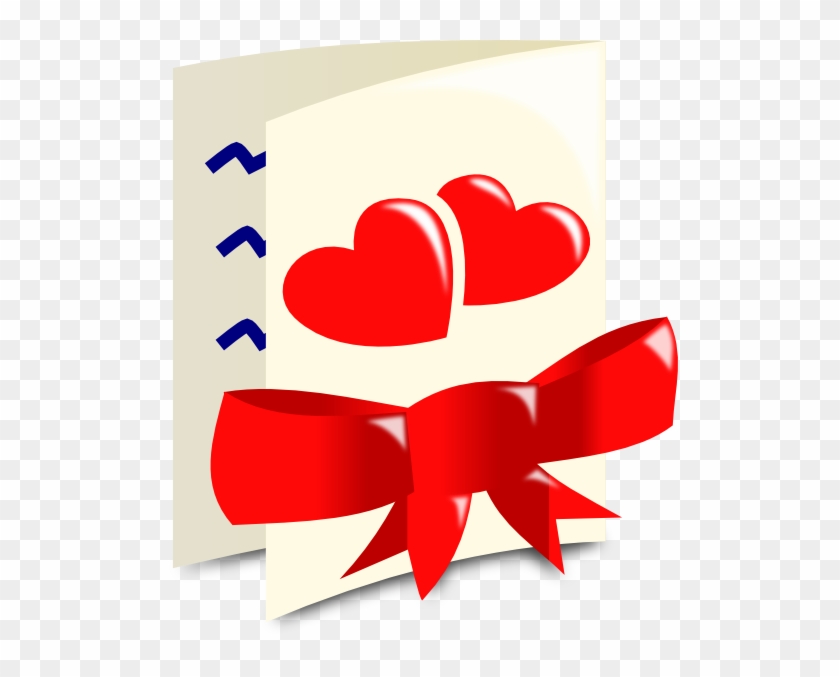 Large Valentine Clip Art - Valentine Card Clipart Png #1345782