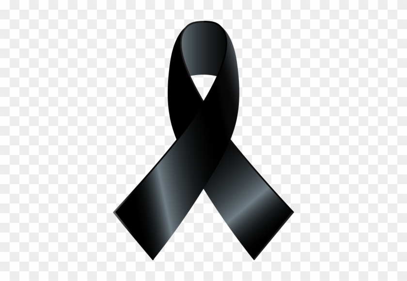 Report Abuse - Black Awareness Ribbon Png #1345807