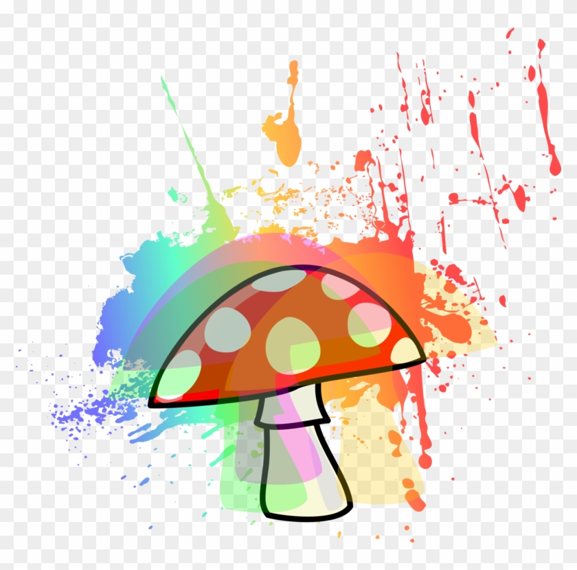 Psilocybin Mushroom Lysergic Acid Diethylamide Psychedelic - Lsd Clipart #1345820