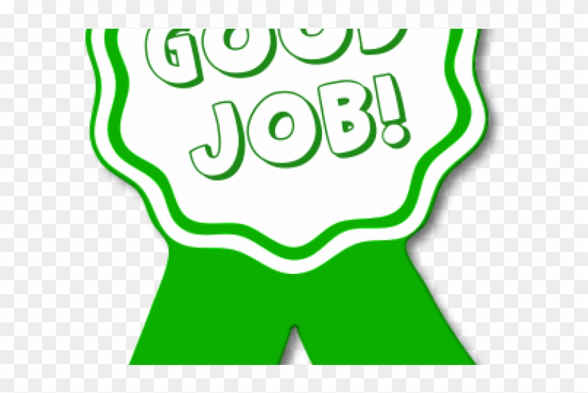 Award Clipart Good - Star With Good Job Clipart #1345826