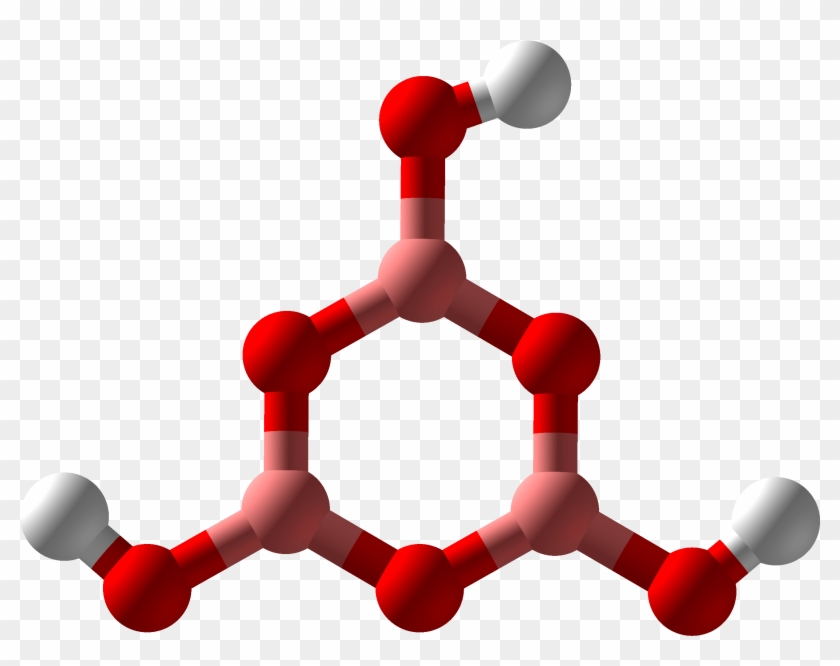 Boric Acid For Roaches - Acetic Acid Ball And Stick Model #1345832