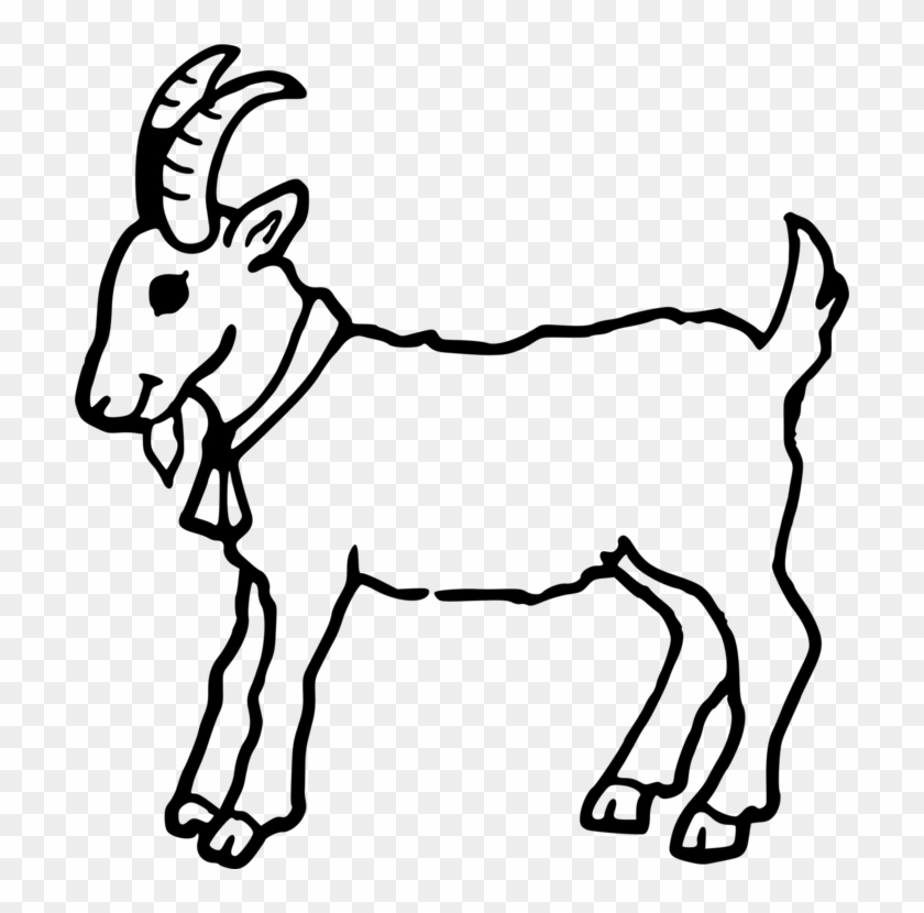 Boer Goat Coloring Book Cute Colouring Anglo-nubian - Colouring Images Of Goat #1345914