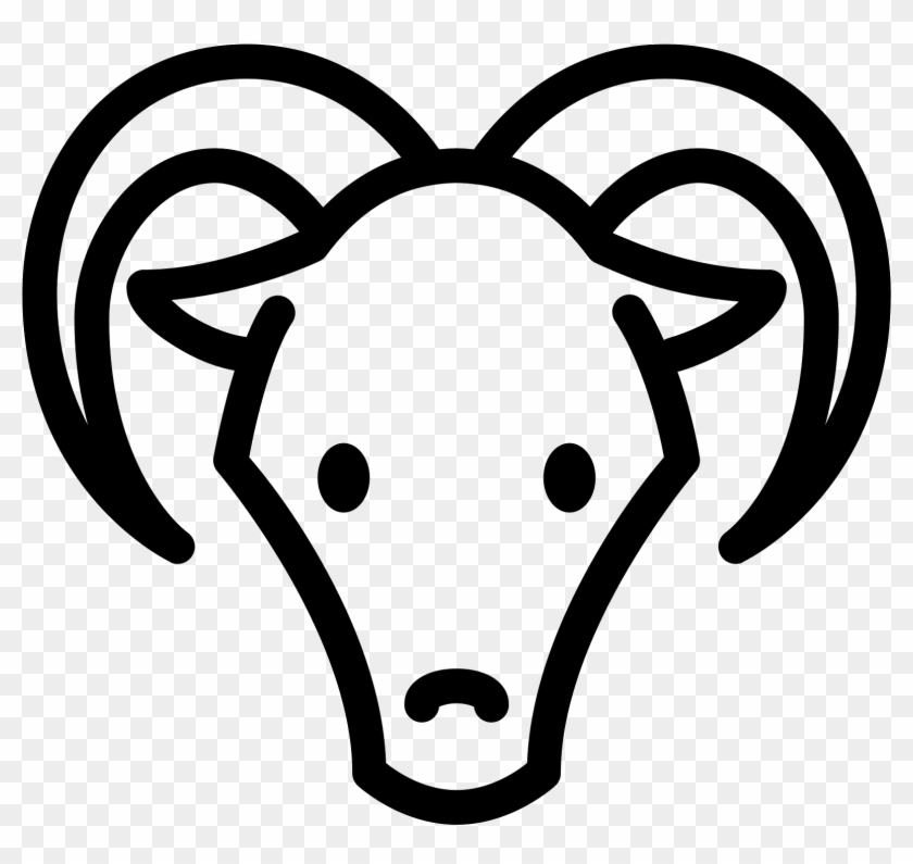 Goat Face Png - Goat Icon #1345941