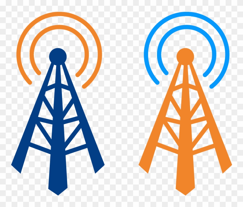 Cell Phone Icon Png Free File - Antena De Radio Vector #1345953