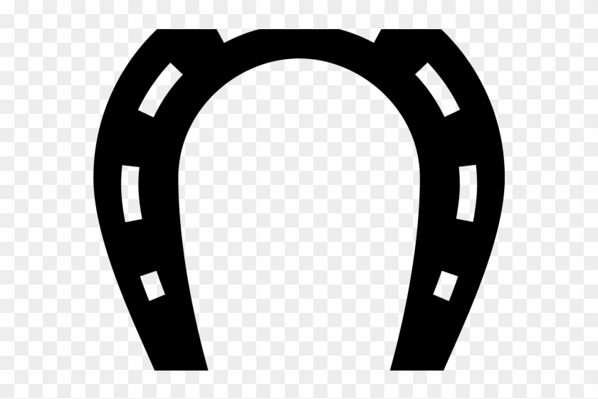 Svg Library Stock Black Horseshoe Clipart - Horseshoe Png #1345955