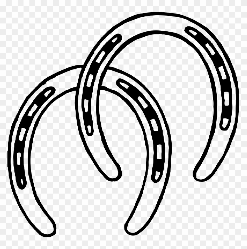 Horseshoe Clipart Two - Horse Shoes Clip Art #1345957