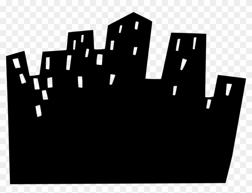 All Photo Png Clipart - Black Building Cartoon Png #1345979