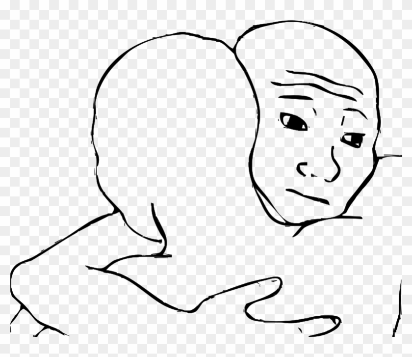 Clipart - - Feels Bad Man Hug Meme #1346072