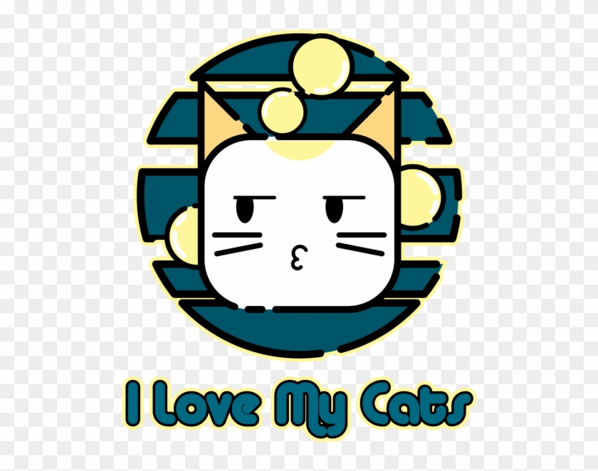 Banner Library Download Cat Design Ilustration Cute - Cat #1346105