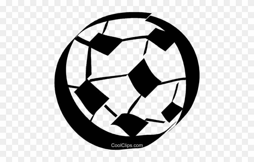 Soccer Ball Royalty Free Vector Clip Art Illustration - Circle #1346162
