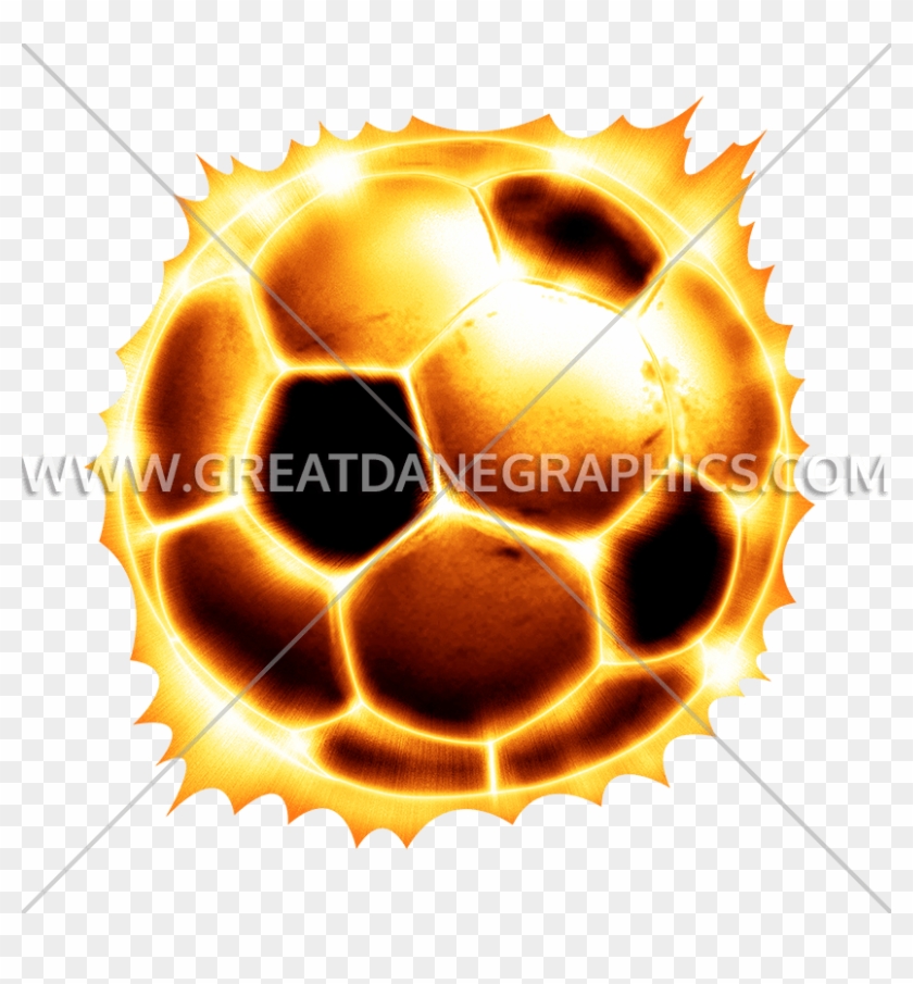 Fire Production Ready Artwork - Fire Soccer Ball Png #1346168