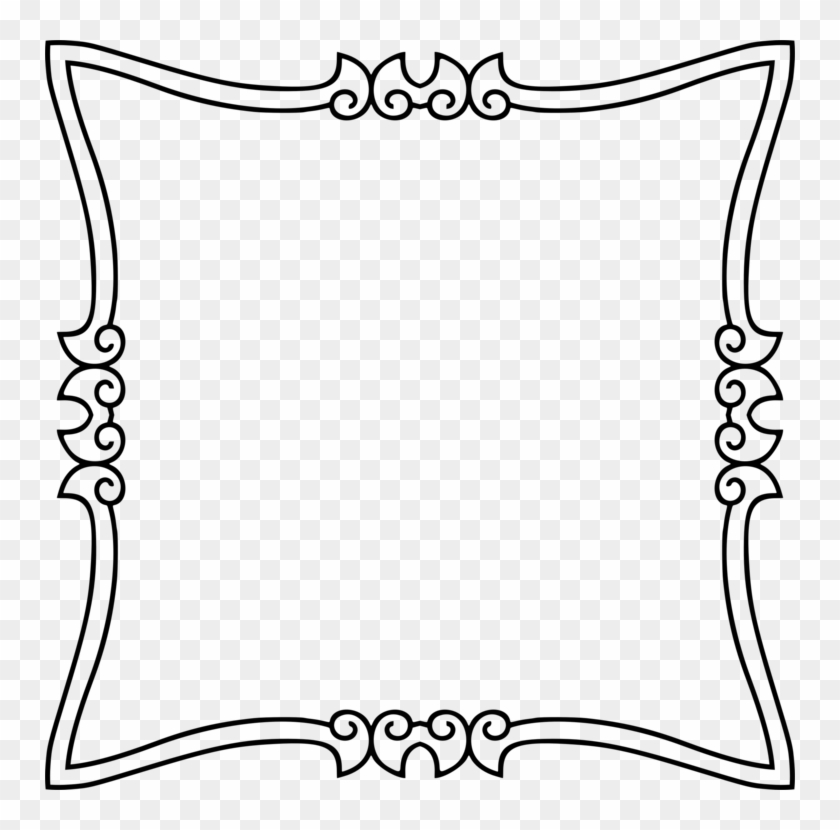 Art Nouveau Art Deco Picture Frames Ornament - Ornament #1346209