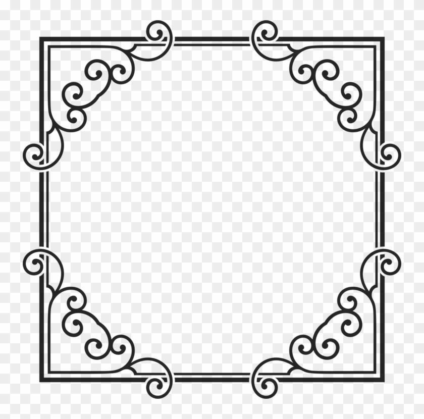 Picture Frames The Fairies Chamber Line Art Fairy Decorative - Vector Graphics #1346210