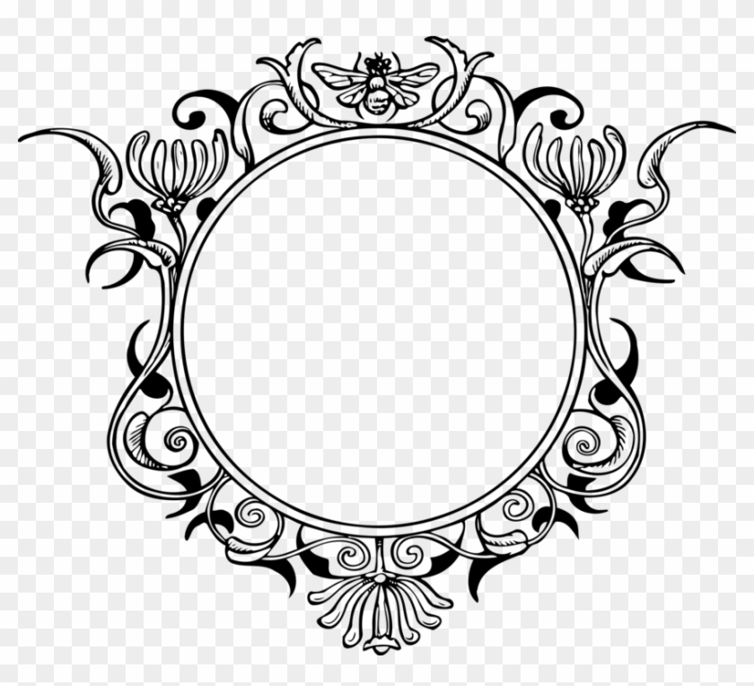 Clip Art For Liturgical Year Decorative Arts Download - Vintage Frame Circle Png #1346216