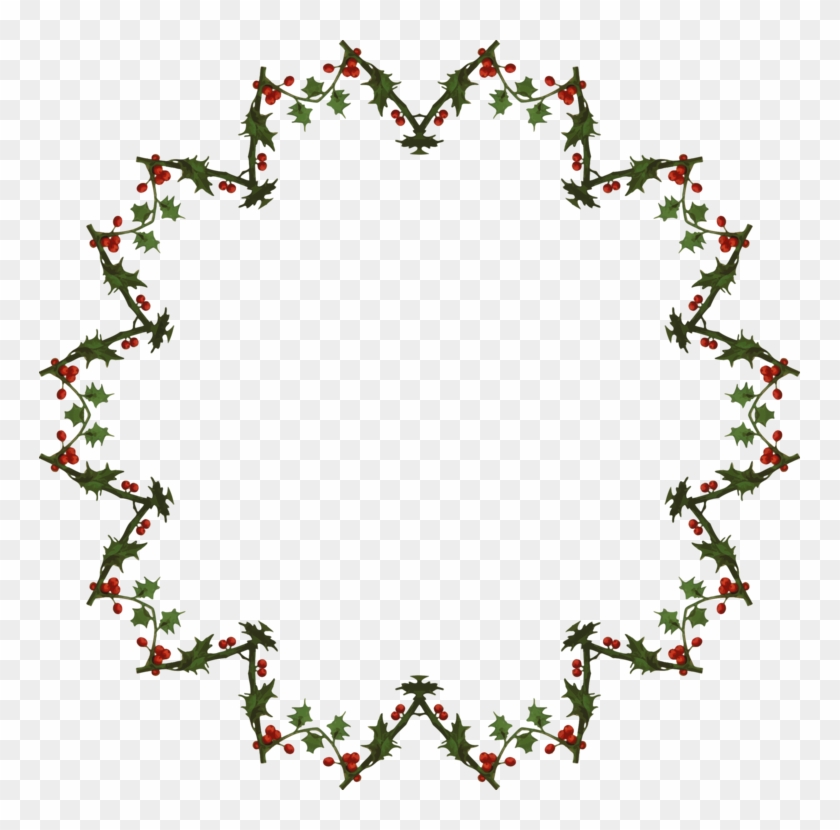 Wreath Computer Icons Clip Art Christmas Christmas - Border Christmas Leaf #1346220