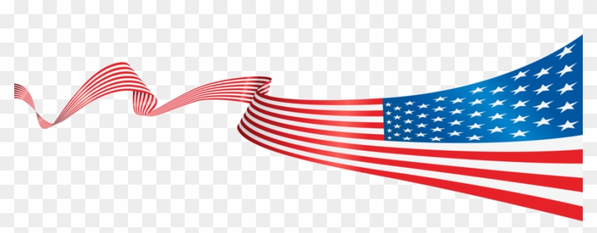 Clipart Resolution 1860*638 - Us Flag Banner Png #1346373