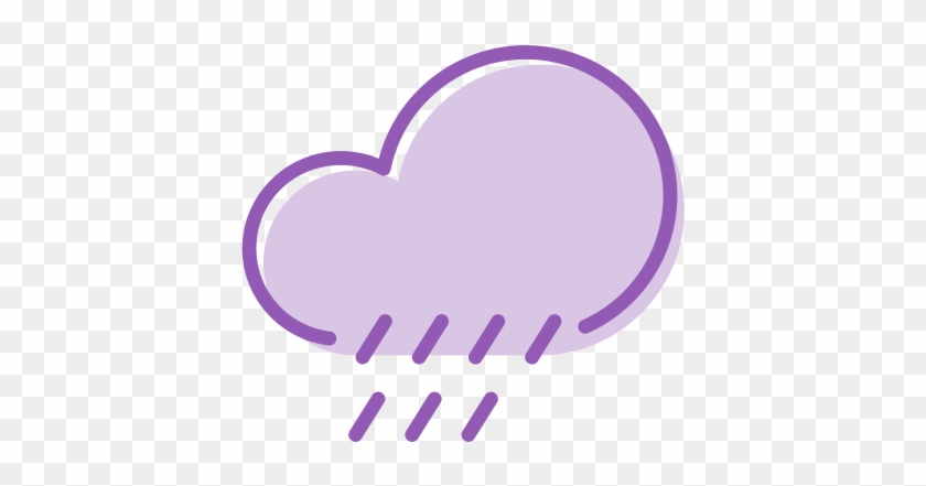 Heavy Rain, Fill, Linear Icon - Weather #1346466