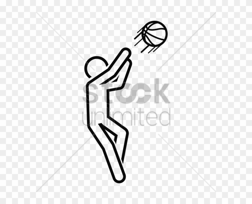 basketball player cartoon drawing