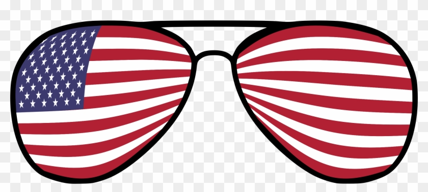 Big Image - Clip Art American Sunglasses #1346540