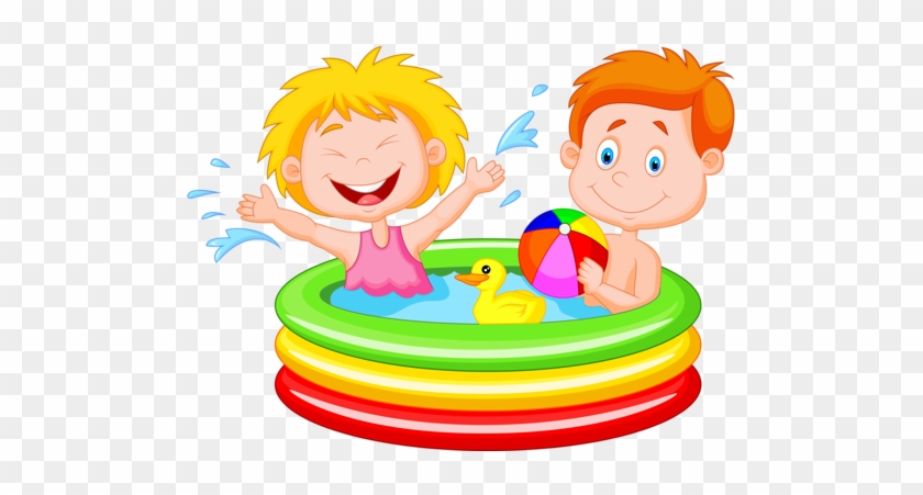 Lighhouse Clipart Child - Kids In Pool Clip Art #1346585
