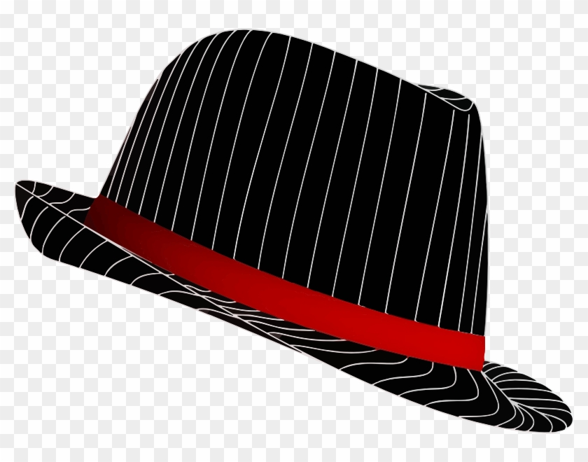 Fedora Hat Trilby Cap Download - Fedora Hat Gangster Transparent Background #1346602