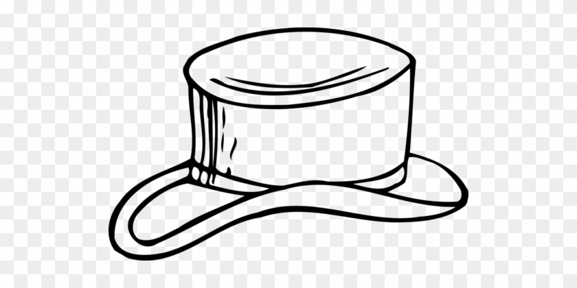 Cowboy Hat Clothing Drawing Line Art - Hat Drawing Png #1346610