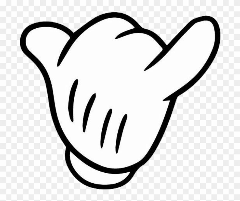 Mikymouse Mikymause Hand Call Callme Tumblr Png Cute - Call Me Hand Png #1346611