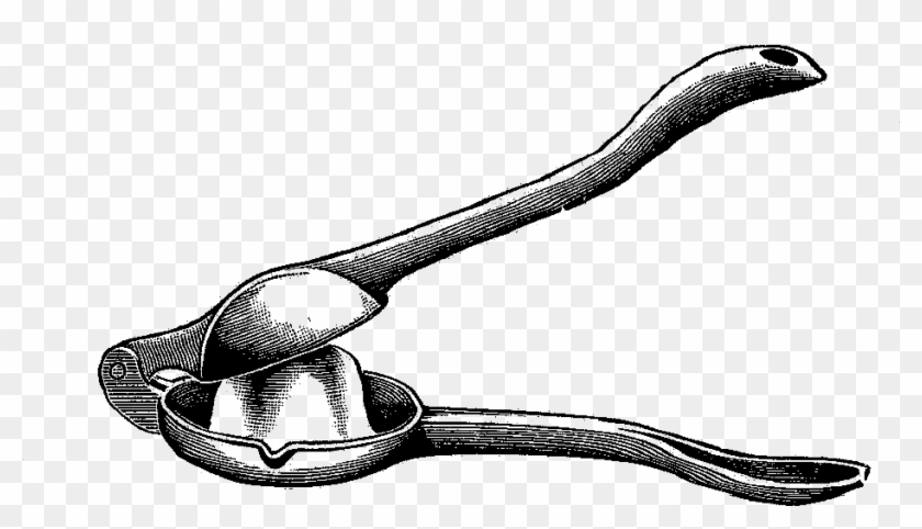 This Is A Vintage Digital Stamp Of A Hand Lemon Squeezer - Lemon Squeezer #1346726
