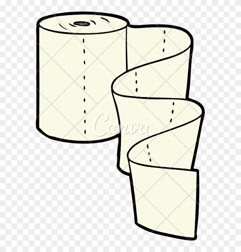 Cartoon Kitchen Roll Tissue - Cartoon Tissue #1346729