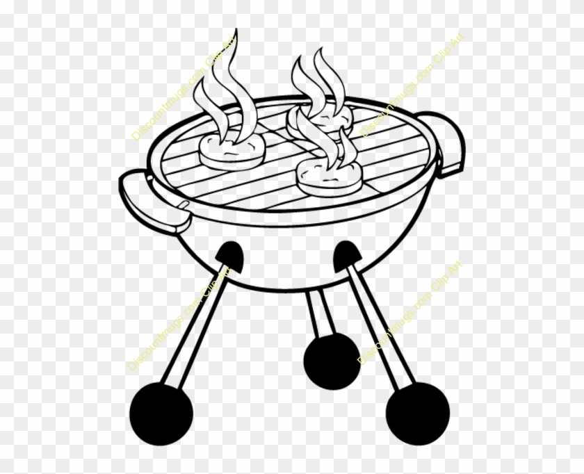 Barbecue - Barbeque Clipart Black And White #1346738