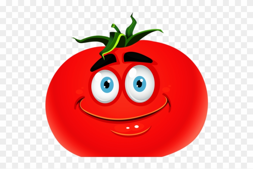 Healthy Food Clipart Tomate - Tomato Clipart Face #1346822