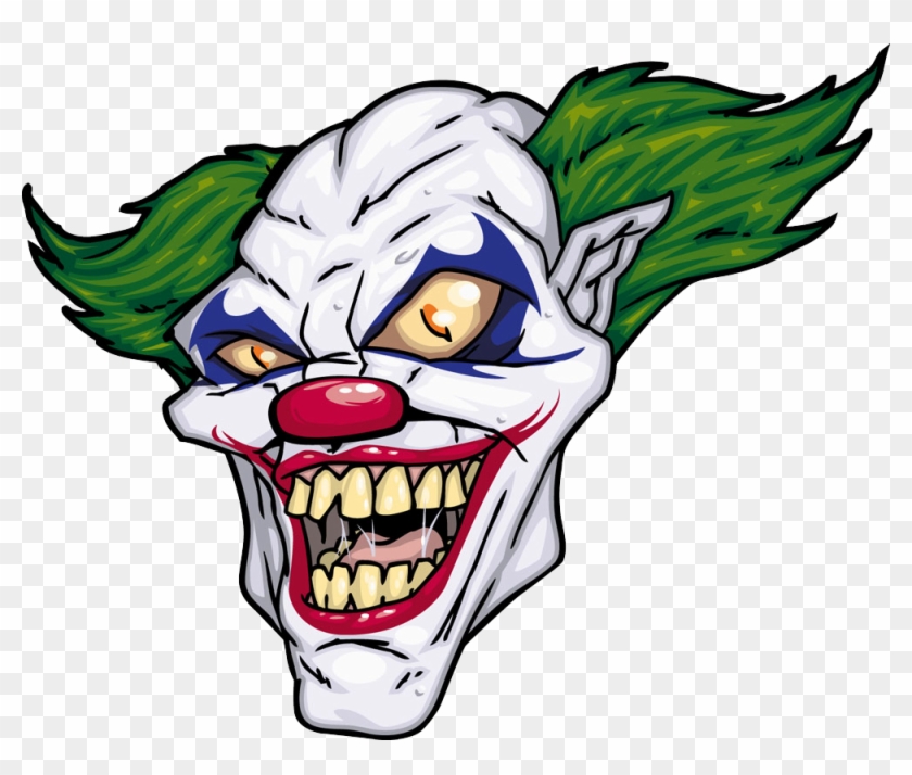 Evil Jester Art - Scary Cartoon Clowns #1346890