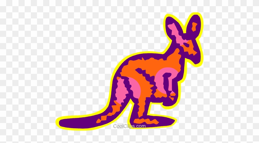 Kangaroos Royalty Free Vector Clip Art Illustration - Illustration #1346982
