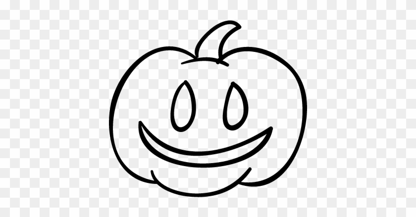 Happy Halloween Pumpkin Head Vector - Halloween #1347096