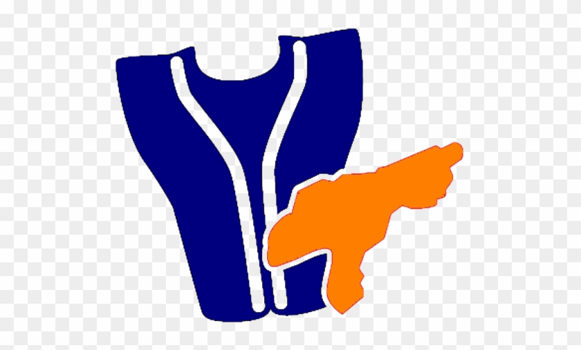 Laser Tag Blue And Orange - Clip Art #1347097