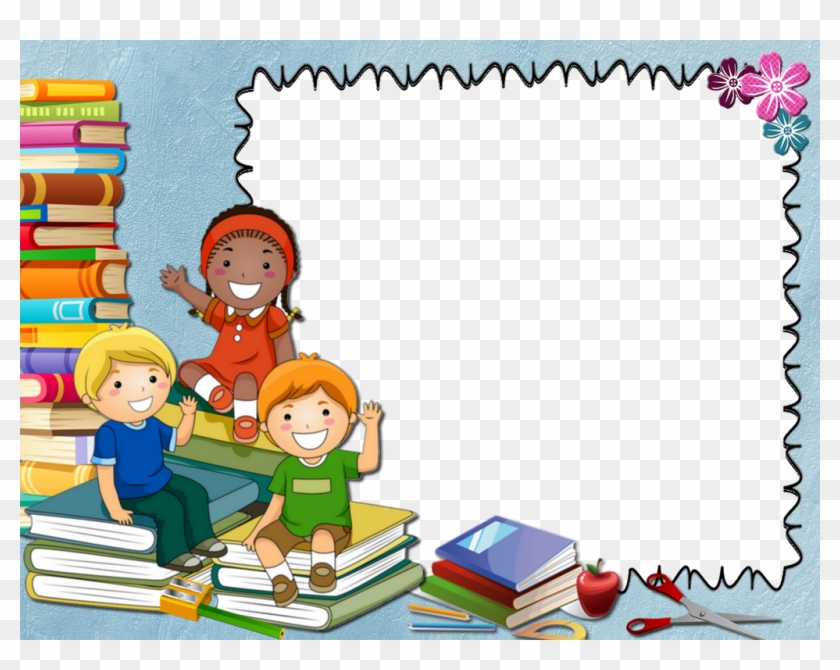 I School, Back To School, Borders And Frames, Borders - Clip Art Children Learning #1347131
