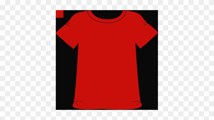 Red Tshirt Clip Art Clipart Blank T Shirt - Clothing #1347150