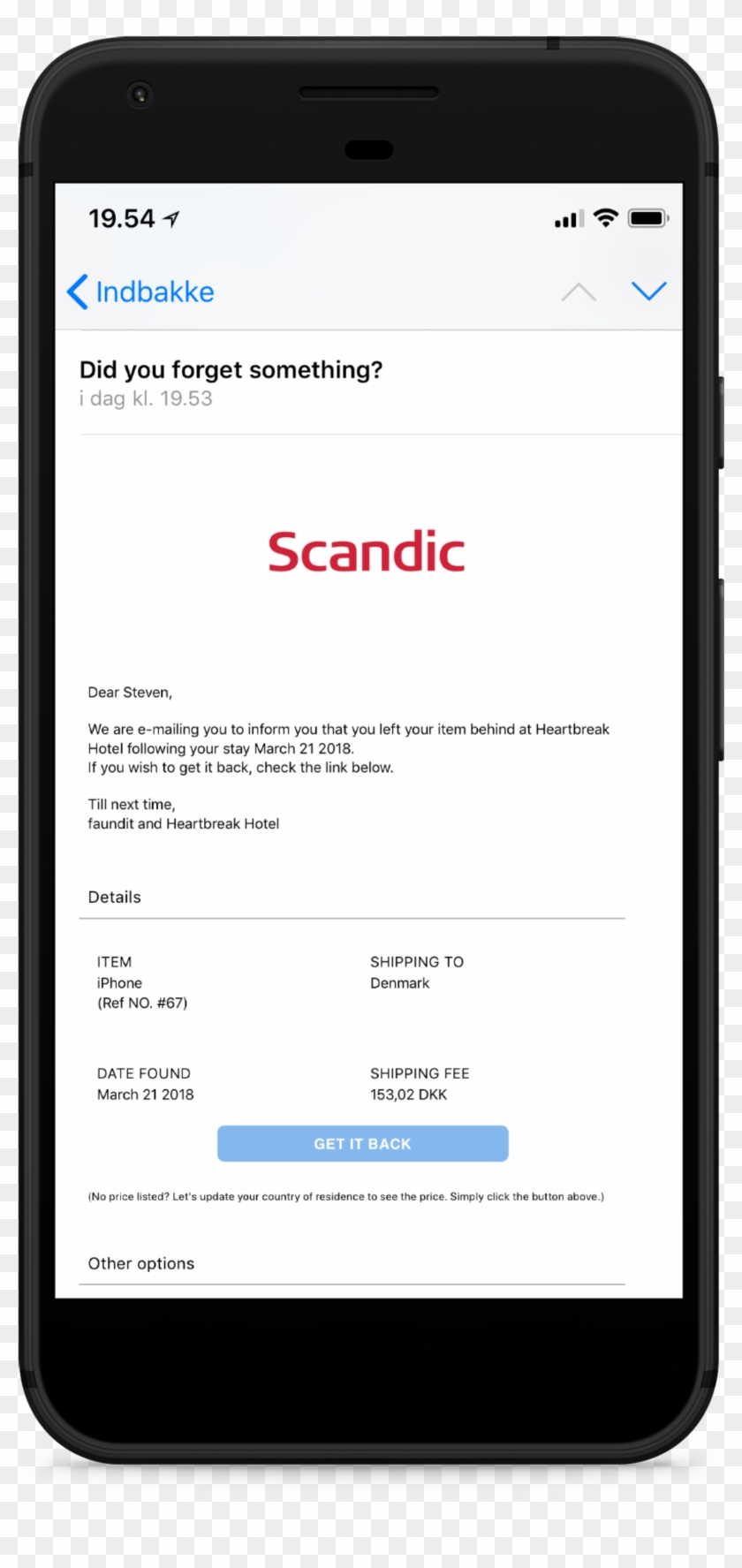 Faundit Save Time On And Found - Booking Confirmation Text Template #1347217